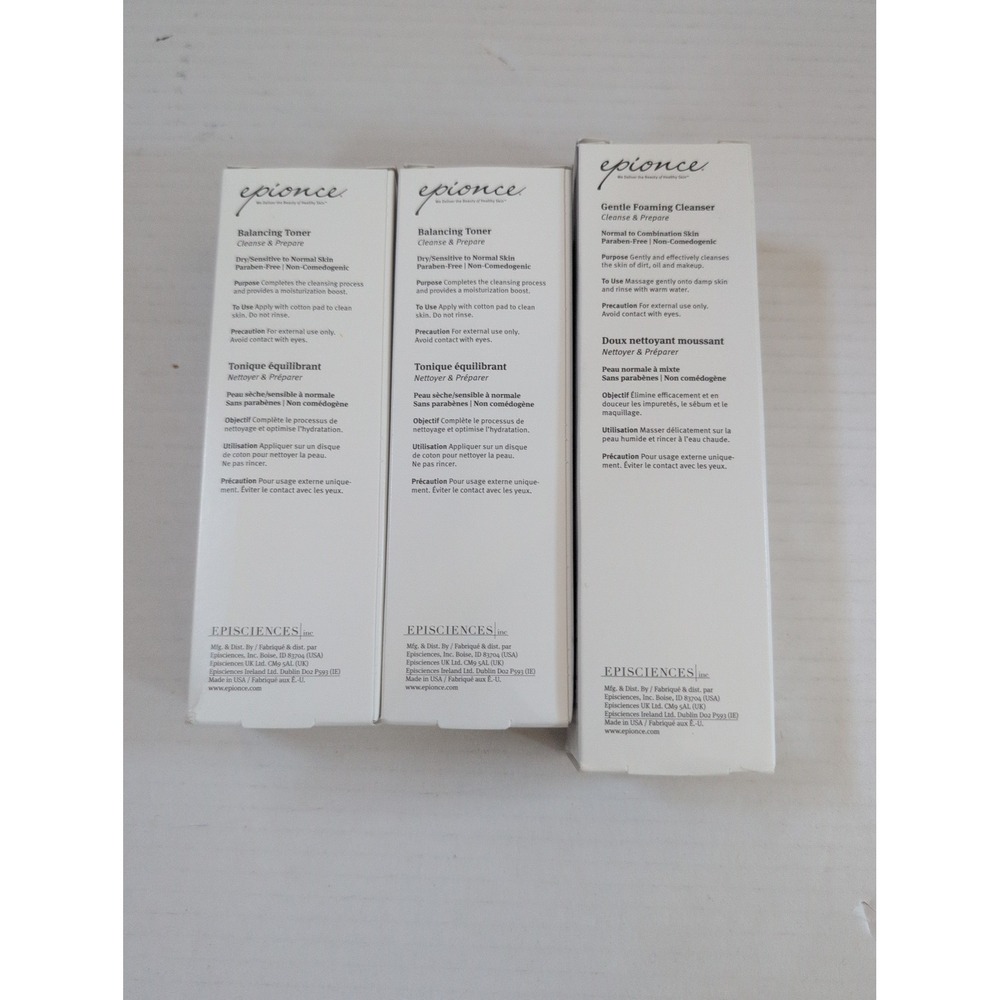 Epionce Bundle Lot - 2 Balancing Toner & 1 Gentle Foaming Cleanser - Picture 3 of 3
